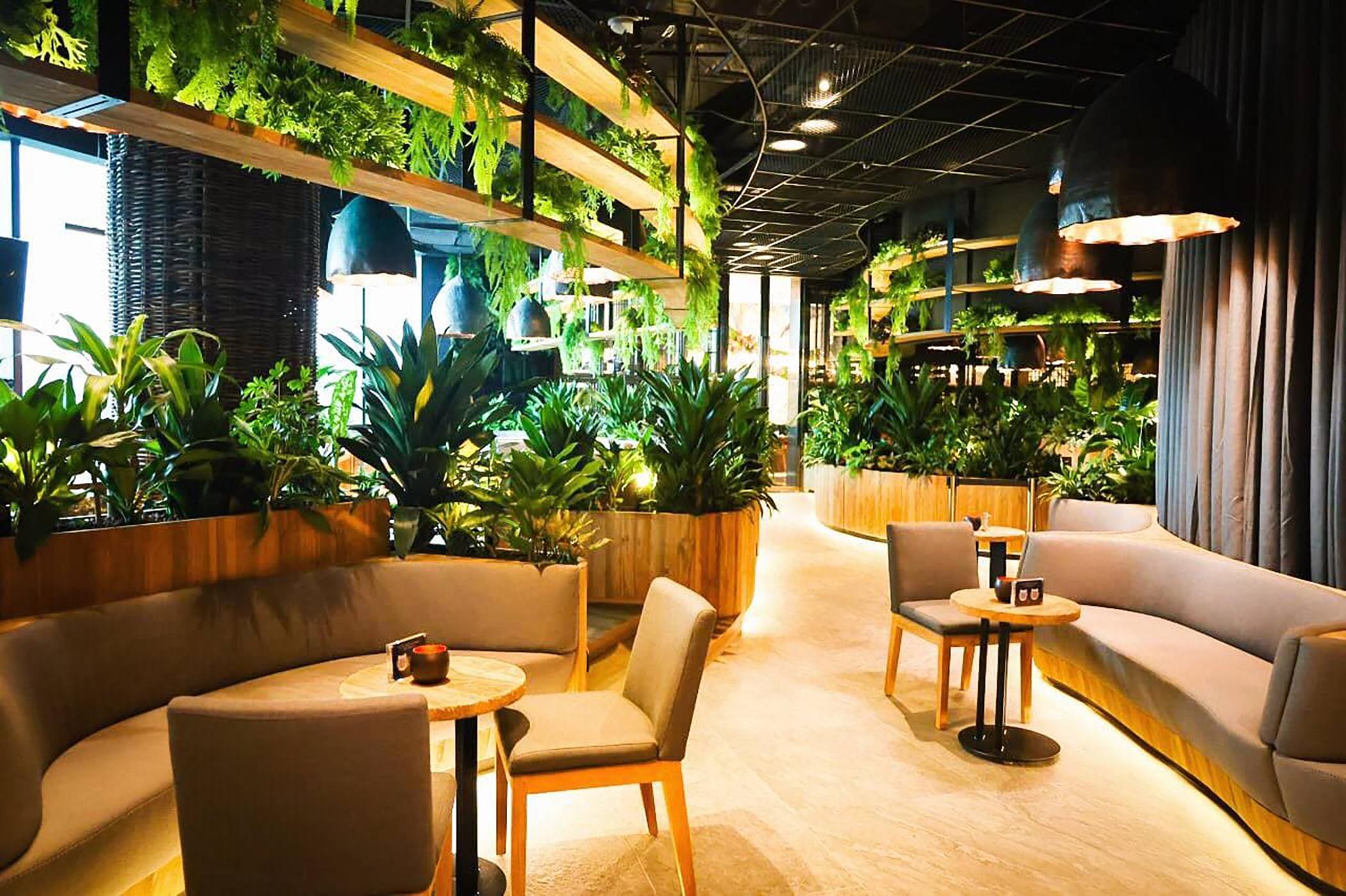 Dusit Thani Laguna Singapore Exterior photo Interior of a Starbucks Reserve store in Shanghai, China