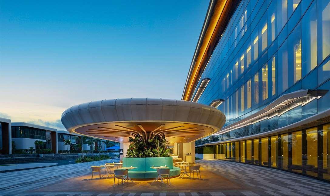 Dusit Thani Laguna Singapore Exterior photo The "Mushroom"
